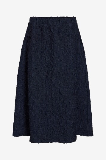 Vila Skjørt viSophia HW Volume Midi Skirt Blå
