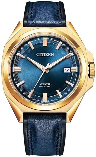 Citizen Herreklokke NB6012 18L Series 8 Blå/Lær Ø40 mm Citizen Herreklokke NB6012 18L Series 8 Blå/Lær Ø40 mm