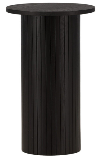 Bianca Sidebord 40x65 cm Rundt Sort