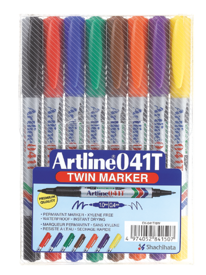Artline EK541T/8W WB marker set w.8 Assorted Artline EK541T/8W WB marker set w.8 Assorted