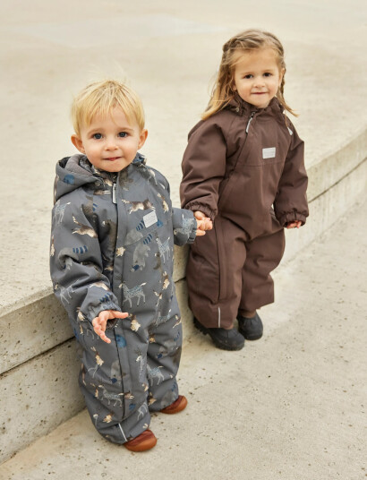Minymo Snow Suit Brown 80 Minymo Snow Suit Brown 80