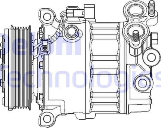 DELPHI CS20512 AC-kompressor