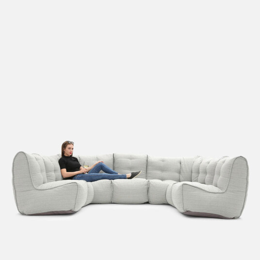 Mod 6 Lounge Max Modulsofa Silverline Mod 6 Lounge Max Modulsofa Silverline