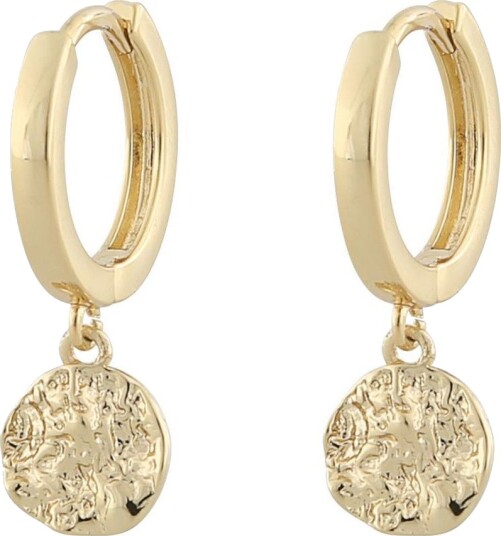 Snö Of Sweden Rue Ring Earring Plain Gold 14,5mm