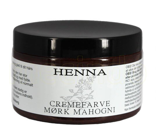 Henna Hårfarge Krem Mørk Mahogni 140 ml Henna Hårfarge Krem Mørk Mahogni 140 ml