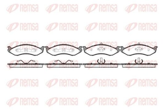 Bremseklosser REMSA 0467.20 Bremseklosser REMSA 0467.20