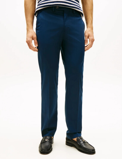 Tommy Hilfiger Dc Denton Clean Chino   Navy   33 x 32