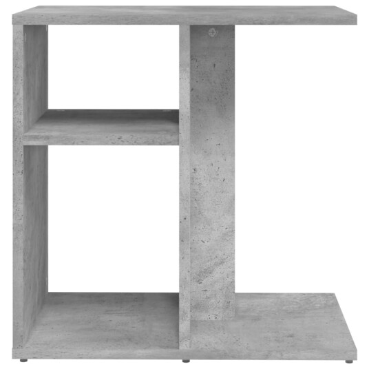 vidaXL Sidebord betonggrå 50x30x50 cm sponplate