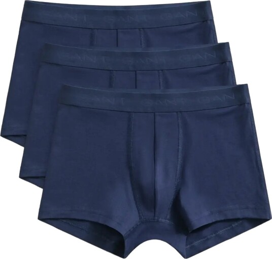 Gant 3 Pack Trunks Navy XXXL