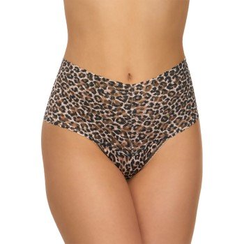 Hanky Panky Truser Retro Thong Leopard Leopard nylon One Size Dame Hanky Panky Truser Retro Thong Leopard Leopard nylon One Size Dame
