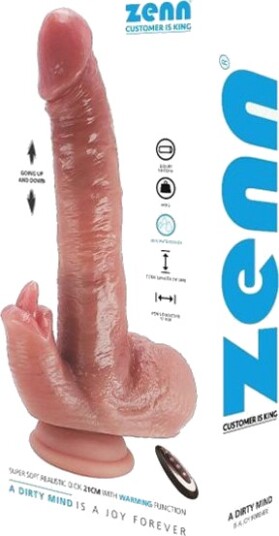 Super Soft Dildo With Warming Function 21 cm