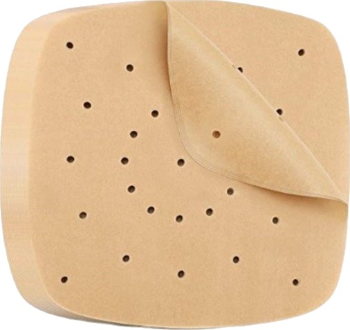 Kulz Airfryer bakepapir 50 stk, 20x20 cm