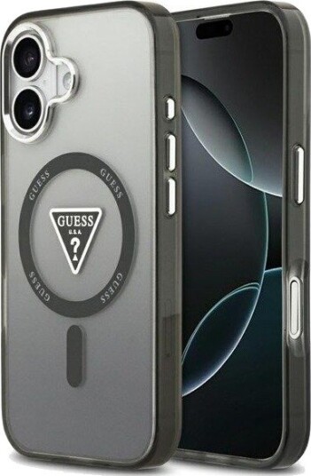 GUESS IML Gradient Triangle Logo MagSafe case for iPhone 17 - black
