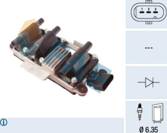Tennspole coil FAE 80445 Tennspole coil FAE 80445