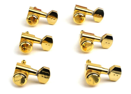 Graph Tech Prl-8721-G0 Ratio Electric Locking Machine Heads Left - Gull