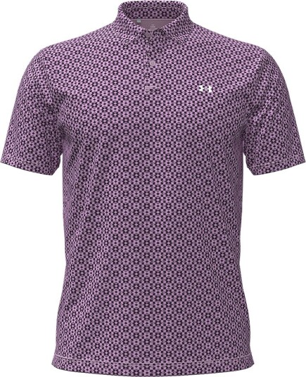 Under Armour T2G Printed Golf pologenser herre Mauve Pink (698) Large Under Armour T2G Printed Golf pologenser herre Mauve Pink (698) Large