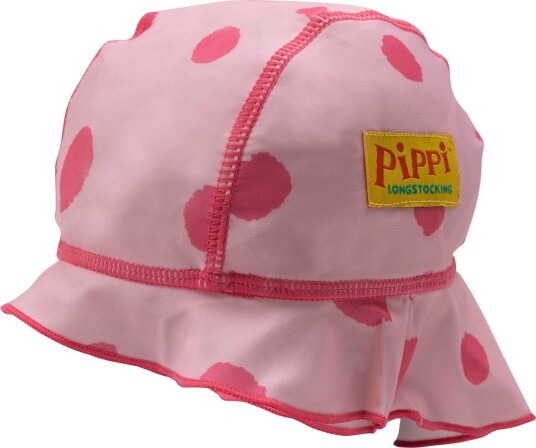 Swimpy UV-hatt Pippi Langstrømpe Rosa 86-92