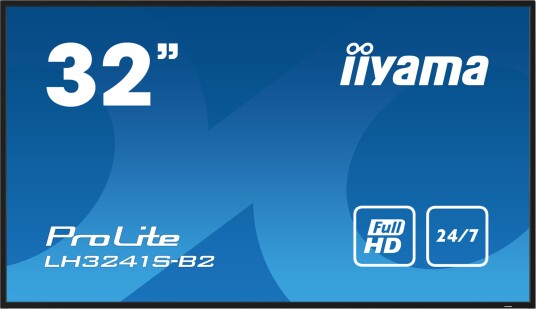 Iiyama ProLite LH3241S-B2 31.5" Full HD IPS Skjerm med Innebygde Høyttalere - Svart Iiyama ProLite LH3241S-B2 31.5" Full HD IPS Skjerm med Innebygde Høyttalere - Svart