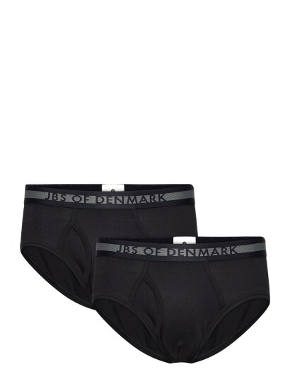JBS of Denmark Jbs Of Dk Brief 2 Pack   Black   L