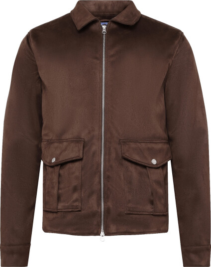 Human Scales Seth Vegan Suede Jacket Brown L