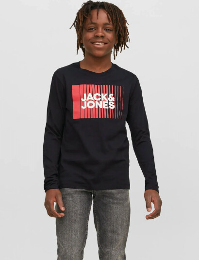 Jack & Jones Jjecorp Logo Tee Play Ls O-Neck Noos Mni Black 104