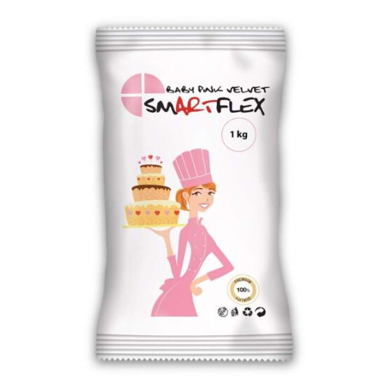 Smartflex Babyrosa Fondant Velvet 1kg 