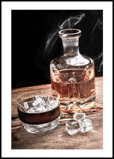 Glass of Whiskey Plakat Plakat / 30x40cm