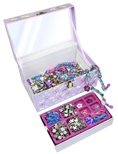 Sense Fyllt Smyckeskrin M Spegel - Purple - ONE SIZE