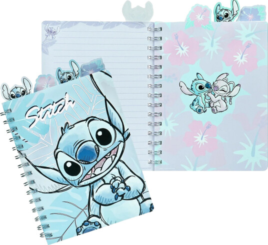 Undercover Squishy Notebook Lilo & Stitch Blue One Size