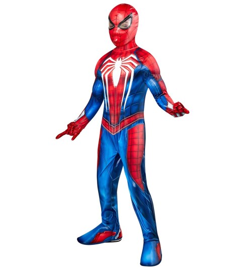 Rubies Kostymer Marvel"s Spider Man Premium Rubies 7 8 år 122 128 Kostymer Blå Rød