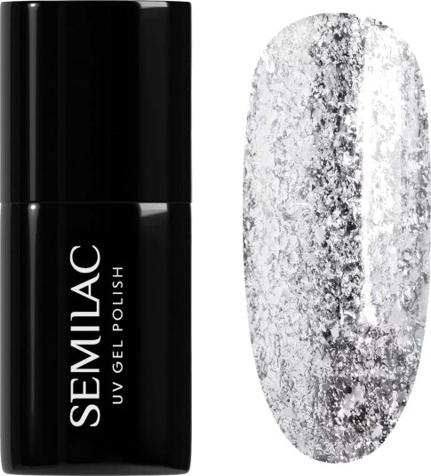 SEMILAC UV Gel Polish 292 Silver Shimmer