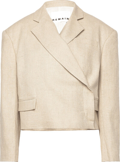 REMAIN Birger Christensen | Oversized Crop Blazer | 38