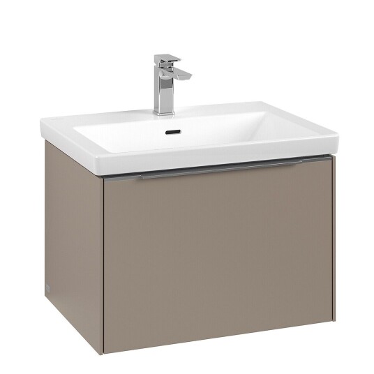 Villeroy & Boch Subway 3.0 Servantskap m/1 skuff 622x429x478 mm Taupe Matt