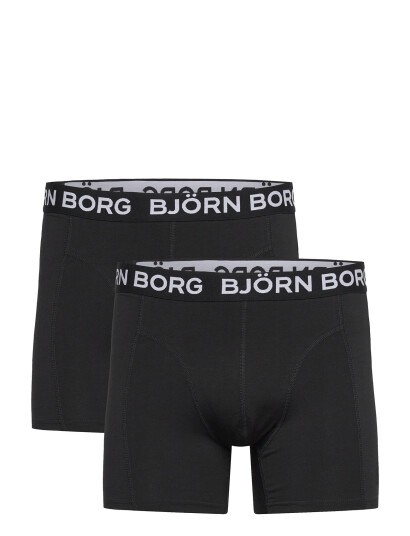 Björn Borg Cotton Stretch Boxer 2P Black XXL