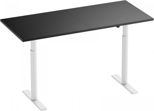 Maxmount Skrivebord Hev Og Senkbart 1600x700mm Elektrisk - Hvit/svart