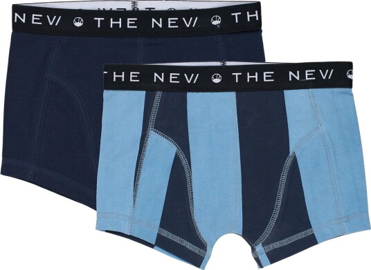 The New Boxershorts 2 pack Det nye Navy Blazer The New 7 8 år (122 128) Boxershorts Lyseblå Marineblå Svart The New Boxershorts 2 pack Det nye Navy Blazer The New 7 8 år (122 128) Boxershorts Lyseblå Marineblå Svart