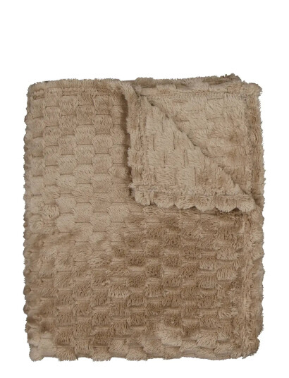 Noble House Blanket Lukas - Beige - 125X150CM