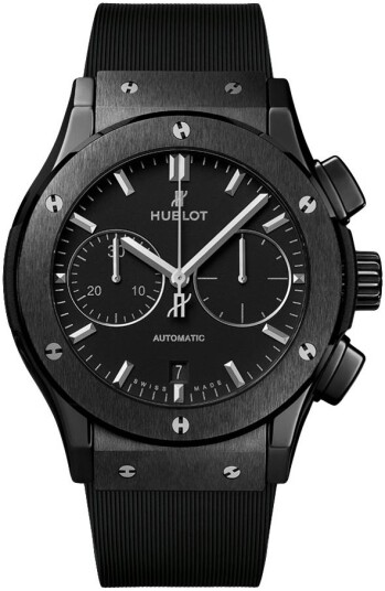 Hublot Herreklokke 541.CM.1171.RX Classic Fusion Sort/Gummi Ø42 mm