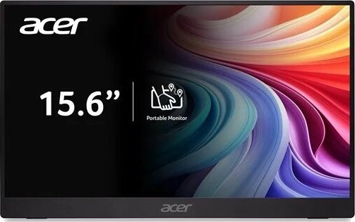 Acer PM161Q 16" Bærbar FHD Skjerm med IPS og USB-C - Svart