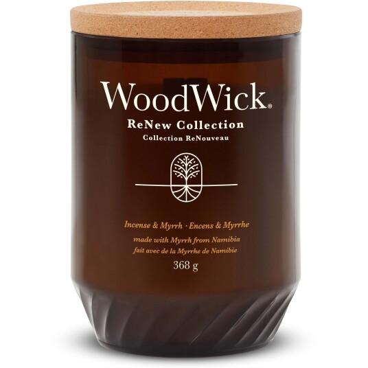 Woodwick Incense & Myrrh Renew Candle Large
