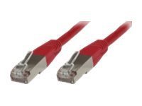 MicroConnect - Nettverkskabel - RJ-45 (hann) til RJ-45 (hann) - 1.5 m - FTP - CAT 6 - rød