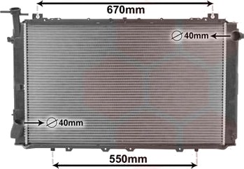 VAN WEZEL 13002150 Radiator motorkjøling