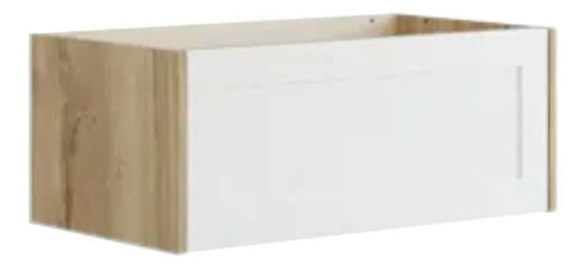 Dansani Inzo Classic Ramme Servantskap 1 Skuff Natur Eik/hvit Matt / 80cm