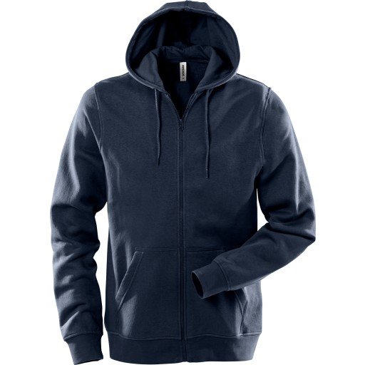 Acode Sweatshirtjacka Med Huva 1736 Swb Mörk Marin M