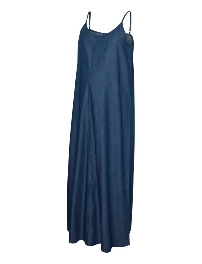 Mamalicious Mlvanda S/L Midaxi Wo Dress Blue S