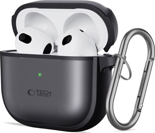 Tech Protect Slim Hook Case for AirPods 4 Black