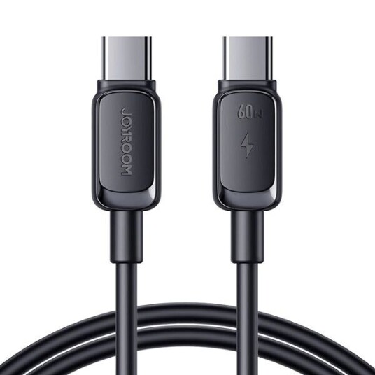 Joyroom Usb c kabel 60 W For Hurtiglading Og Data – 1,2 M Svart