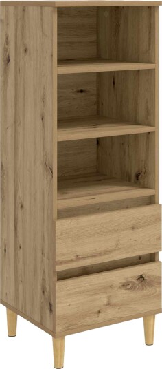 vidaXL Høyskap Artisan eik 40 x 36 x 110 cm Konstruert tre vidaXL Høyskap Artisan eik 40 x 36 x 110 cm Konstruert tre
