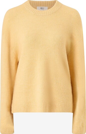 Gina Tricot Genser Crew neck knitted sweater Gul Gina Tricot Genser Crew neck knitted sweater Gul