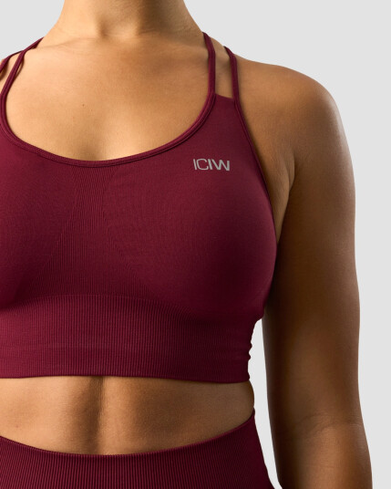 ICIW Define Seamless Sports Bra - Burgunder XS